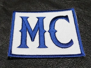 MC EMBROIDERED BIKER SON OF OUTLAW MC NAVY COLOR MC CLUB PATCH - Picture 1 of 1