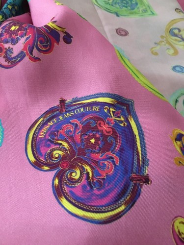 VERSACE JEANS COUTURE VISCOSA 100% TESSUTI ITALIANI