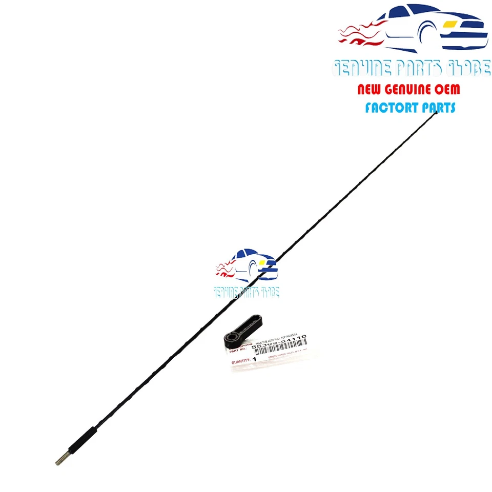 NUEVO TOYOTA GENUINO 4RUNNER TACOMA ANTENA VARILLA DE MÁSTIL MANUAL TIPO 86309-04110 Foto 1 de 1