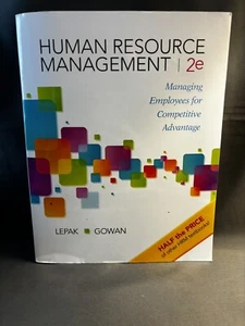 Human Resource Management Paperback Lepak Gowan 2nd Edition - Imagen 1 de 3