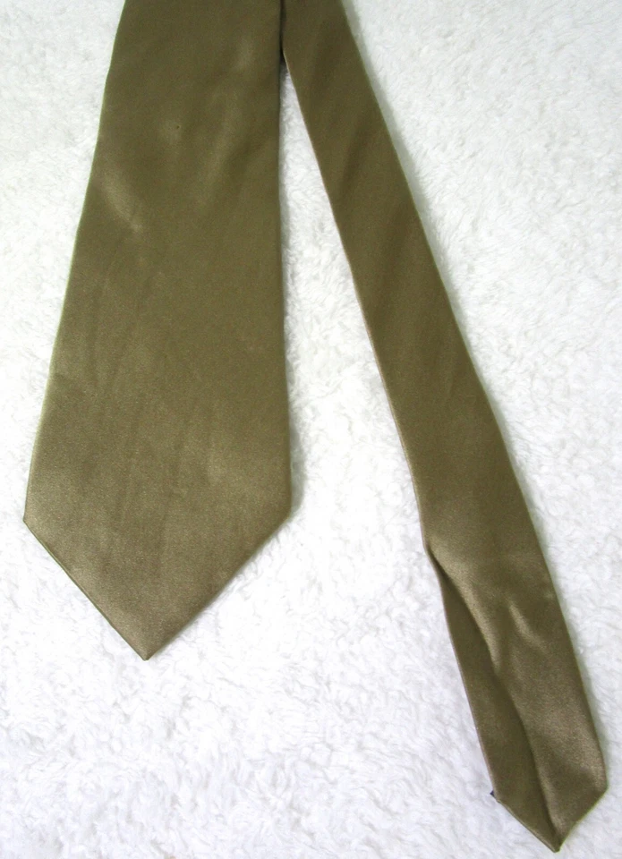 Corbata de seda 100 % importada de oro macizo ZYLOS GEORGE MACHADO para hombre hecha en EE. UU. Foto 1 de 4