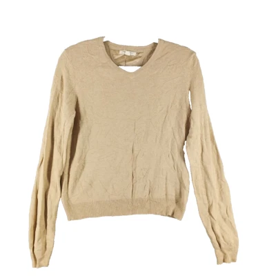 Suéter American Eagle Mujer GRANDE (12-14) Pullover Tejido Arena Otoño Algodón Lana Foto 1 de 4