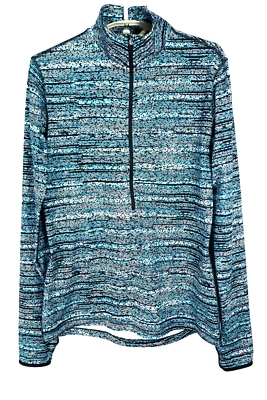 Blusa Nike Pro Para Mujer Ropa Deportiva Activa Poliéster Manga Larga Geométrica Talla L Foto 1 de 4