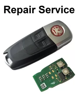 Servicio de reparación para Vauxhall Opel 2 botones mando a distancia llavero abatible - Imagen 1 de 1
