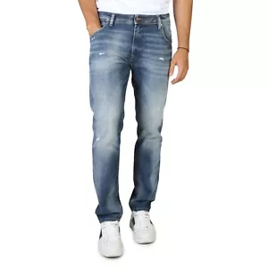 Diesel Krayver Men's Jeans Regular Slim Carrot Stretch R248D Blue Size W28 L32 - Picture 1 of 3