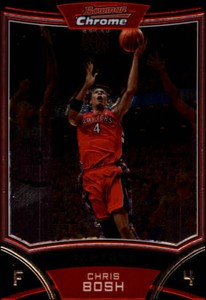 2008-09 Bowman Chrome Toronto Raptors Basketball Card #4 Chris Bosh