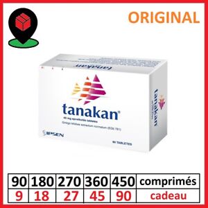 Tanakan 90 Comprimés Vitamine Concentration GINKGO BILOBA Mémoire Cerveau Brain
