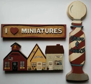 Wood Craft Items              Quantity 3              All Hand Made and Painted  - Picture 1 of 5