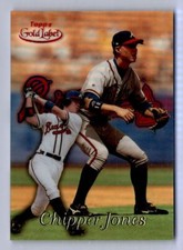 1999 Topps Gold Label Class 1 Red Chipper Jones Serial#88/100 Atlanta Braves #16