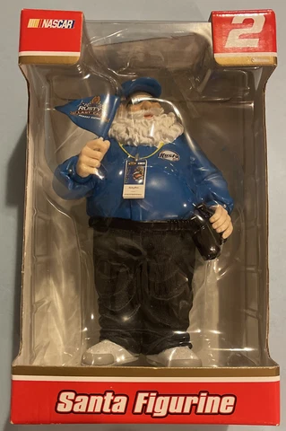 NASCAR Trevco Christmas Santa Figurines  - #2 Rusty Wallace New Old Stock Cover