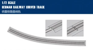 hobbyboss 82910 1/72 GERMAN RAILWAY CURVED TRACK RAILWAY CURVED TRACK HB - Picture 1 of 5