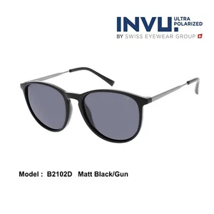 INVU Ultra-Polarized Model B2102D Unisex Designer Sunglasses   DS072 - Picture 1 of 5