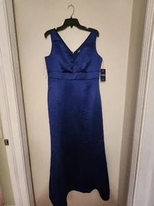 Navy Chaps evening dress size 14 - Picture 1 of 7