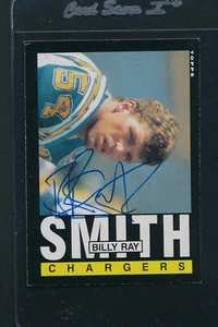 1985 Topps #378 Billy Ray Smith Chargers Signed Auto *35056 - Picture 1 of 1