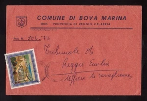 Busta STORIA POSTALE Repubblica Comune di Bova Marina 1978 (BC103) - Picture 1 of 1
