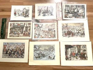 VTG Anton Pieck Prints- Lot of 9 -  1968 to 1971- Some New in Package - Picture 1 of 8