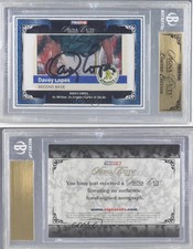 2008 TRISTAR Signa Cuts Cut Auto Blue /5 Davey Lopes Manufacturer Cut Signature