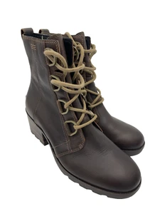 Sorel Boots Cate Waterproof Leather Lace Up NL3385-282 Ankle WMNS Size: 9 NWOB - Picture 1 of 7