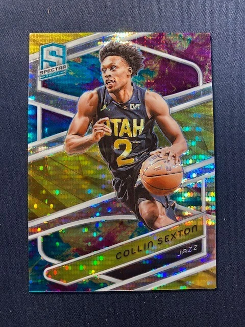 2023 Spectra Prizm #61 Collin Sexton #110/125 Utah Jazz - Image 1 of 1