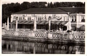 AK: Seerestaurant Undosabad Starnberg,  gelaufen 11.9.1950 - Bild 1 von 1
