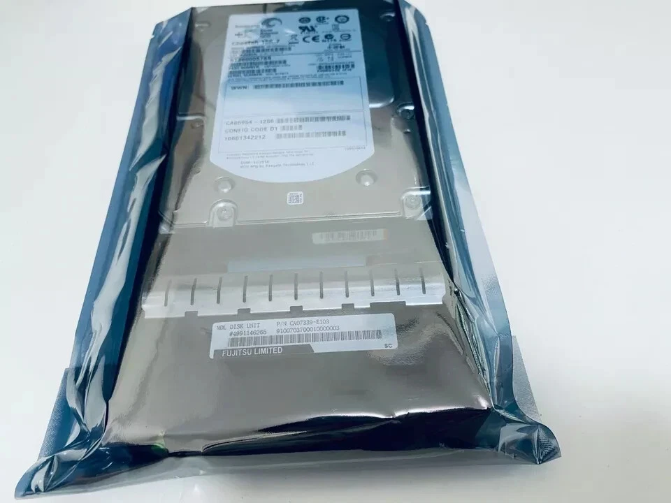 Fujitsu Eternus 600GB SAS 15K 6G 3.5" Hard Drive HDD CA07339-E103 DX80 DX90 S2 - Image 1 of 4