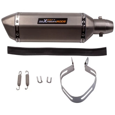 Tubo silenciador de escape universal 38 ~ 51 mm DB Killer para motocicleta bicicleta Foto 1 de 4