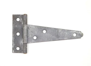 Industrial 4,75 pulgadas Bisagra de puerta con correa de acero con pasador de latón - Imagen 1 de 4