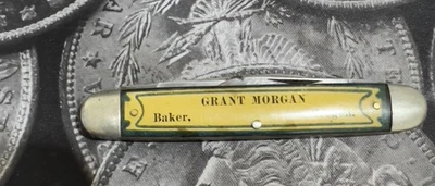 Navaja de Bolsillo Antigua Vintage E C Simmons Keen Kutter Anuncio Raro Foto 1 de 4