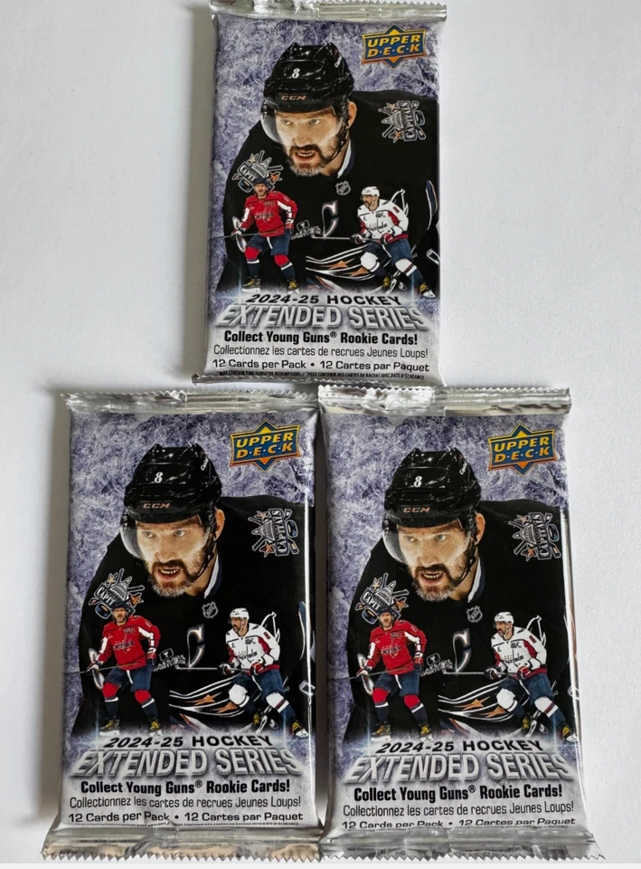 (Lote de 3) Hockey 2024-25 Cubierta Superior Serie Extendida Blaster Paquetes Sellados #5 Foto 1 de 1