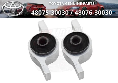 TOYOTA Lexus Genuine Lower Control Arm Bushing Set 48075-30030 48076-30030 OEM - Imagem 1 de 4