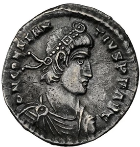 Constantius II 337-361 AD Roman Empire 5/5 Rare SILVER AR Siliqua Coin NGC Ch XF - Picture 1 of 5
