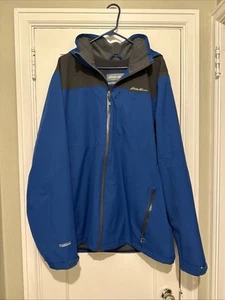 Men’s XLT Eddie Bauer Waterproof Hooded Jacket - Picture 1 of 9
