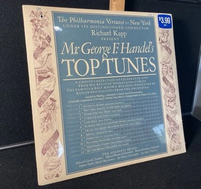 SEALED MR. GEORGE F. HANDEL'S TOP TUNES, VOL. 1, LP record, CBS RM 38910, Kapp - Image 1 of 4