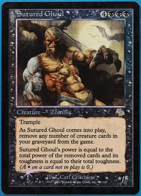 Sutured Ghoul FOIL Judgment PLD Black Rare MAGIC MTG CARD (ID# 501295) ABUGames - Image 1 of 2