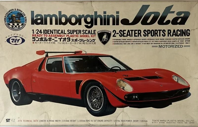 Kit Modelo Motorizado Lamborghini Jota MT 77 WS09 - 800 1/24 Idéntico Super Escala Foto 1 de 4