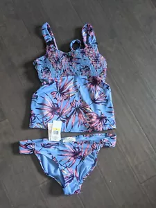 Jessica Simpson Damen 2-teiliger Tankini Badeanzug Gr. M Medium - Bild 1 von 10