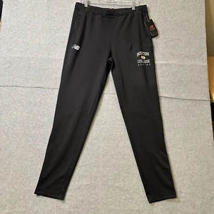 New Balance NB Dry Slim Pant Black L Womens TMWP730 Boston College Rowing Logo - Picture 1 of 11