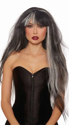 Dreamgirl Extra Long Haunted Ghost Grey Wig Halloween Costume Accessory 11329 - Image 1 of 3