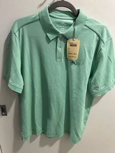 Tommy Bahama Poloshirt Herren Medium Neptune Grün Kurzarm Golf Preppy - Bild 1 von 7