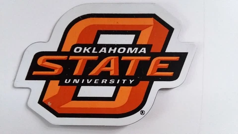 Oklahoma State Cowboys Logo Vinyl Magnet NCAA Big 12 New Cover