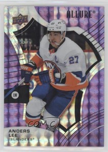 2021-22 Upper Deck Allure Purple Diamond /10 Anders Lee #10