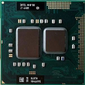 Intel Core i7-640M 2.8 GHz 4M Dual Core Processor Laptop CPU G1 SLBTN Socket G1 - Picture 1 of 3