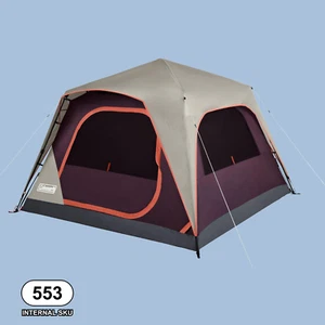 Coleman Skylodge Instant Cabin 4 Person Tent 7.5x7.5 ft w/ Carrying Case *NEW* - Picture 1 of 7