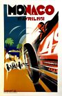 Domestique Mural Estampe - Vintage SPORTS Affiche Poste Grand Prix 1931- A4, A3,