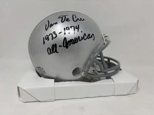 Van DeCree Signed Ohio State Football Mini Helmet All American Autograph  - Picture 1 of 1