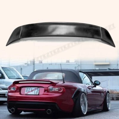 Спойлер на багажник для Mx5 Nc Ncec Roster Miata Rbk Style (только мягкий верх) FRP неокрашенный - Изображение 1 из 4