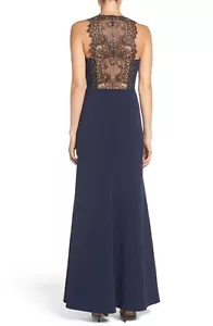 BCBGMAXAZRIA 'Veranna' Lace & Crepe Gown (size 6) - Picture 1 of 4