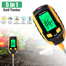 5 in 1 Ph Tester Soil Water Moisture Light Test Meter for Garden Plant Growth