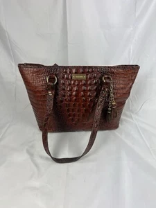 Brahmin Medium Asher Satchel Bag in Pecan Melbourne - Picture 1 of 9