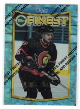 1994-95 FINEST REFRACTOR RADEK BONK #3 SWEET! SENATORS